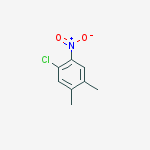 Structure of 1-CHLORO-4,5-DIMETHYL-2-NITROBENZENE