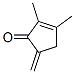 Structure of 2,3-Dimethyl-5-methylene-2-cyclopenten-1-one