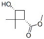 CYCLOBUTANECARBOXYLIC ACID 3-HYDROXY-2,2-DIMETHYL-,METHYL ESTER,(1S,3R)-结构式