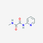 N-methyl-N'-pyridin-2-ylethanediamide结构式