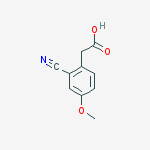 Structure of 2-(2-Cyano-4-methoxyphenyl)acetic acid
