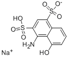 Structure of 1-AMINO-8-NAPHTHOL-2,4-DISULFONIC ACID MONOSODIUM SALT
