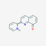 8-Quinolinol, 2-(2-pyridinyl)-结构式