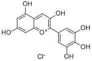 Structure of DELPHINIDIN CHLORIDE