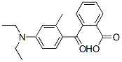 2-[4-(diethylamino)-2-methylbenzoyl]benzoic acid结构式