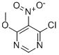 4-氯-6-甲氧基-5-硝基嘧啶结构式