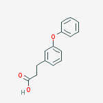 Benzenepropanoic acid, 3-phenoxy-结构式