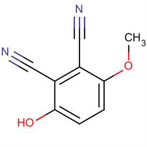 Structure of 1,2-Benzenedicarbonitrile, 3-hydroxy-6-methoxy-