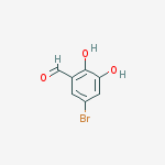 5-bromo-2,3-dihydroxybenzaldehyde结构式