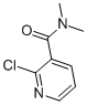 Structure of 2-CHLORO-N,N-DIMETHYL-3-PYRIDINECARBOXAMIDE