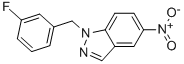 Structure of 1-[(3-Fluorophenyl)methyl]-5-nitro-1H-indazole