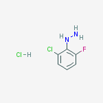 (2-Chloro-6-fluorophenyl)hydrazine hydrochloride结构式