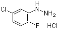 Structure of 5-Chloro-2-fluorophenylhydrazine hydrochloride