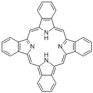 Structure of 29H, 31H-TETRABENZO PORPHINE