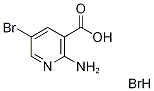 2-AMino-5-broMo-nicotinicacidhydrobroMide结构式