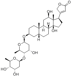 Structure of digoxigenin-bis(digitoxoside)