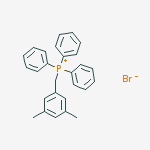 Structure of Phosphonium, [(3,5-dimethylphenyl)methyl]triphenyl-, bromide