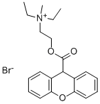Structure of METHANTHELINE BROMIDE (200 MG)