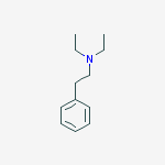 Structure of N,N-diethylphenylethylamine HCl