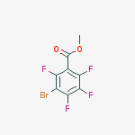 Structure of Methyl 3-Bromo-2,4,5,6-Tetrafluorobenzoate,  95 %