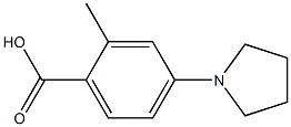 Structure of 2-Methyl-4-(1-pyrrolidinyl)benzoic acid