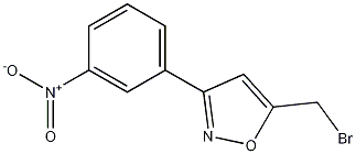 Structure of 5-Bromomethyl-3-(3-nitrophenyl)-isoxazole