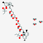 Structure of Calcium;(3r,5r)-7-[(1s,2s,6r,8s,8ar)-8-(2,2-dimethylbutanoyloxy)-2,6-dimethyl-1,2,6,7,8,8a-hexahydronaphthalen-1-yl]-3,5-dihydroxyheptanoate;trihydrate