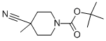 Structure of 4-Cyano-4-methylpiperidine-1-carboxylic acid tert-butyl ester