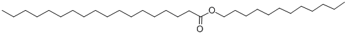 Structure of STEARIC ACID N-DODECYL ESTER