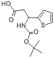 Structure of 3-TERT-BUTOXYCARBONYLAMINO-3-THIOPHEN-2-YL-PROPIONIC ACID