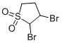 Structure of 2,3-DIBROMOSULFOLANE