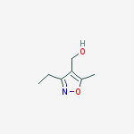 Structure of (3-ethyl-5-methyl-1,2-oxazol-4-yl)methanol