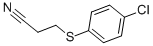 Structure of 3-[(4-CHLOROPHENYL)THIO]PROPANENITRILE