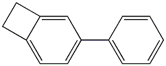 Structure of 4-phenyl-1,2-dihydrocyclobutabenzene