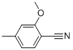 Structure of 2-METHOXY-4-METHYLBENZONITRILE