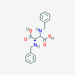Structure of Aspartic acid, N-(phenylmethyl)-3-[(phenylmethyl)amino]-