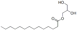 Structure of (-)-D-Glycerol 1-myristate