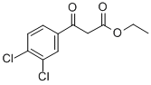 Structure of 3-(3,4-DICHLORO-PHENYL)-3-OXO-PROPIONIC ACID ETHYL ESTER