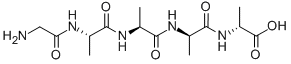 Structure of glycine-alanine-alanine-D-alanine-D-alanine