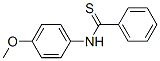 Structure of Benzenecarbothioamide, N-(4-methoxyphenyl)-
