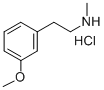 Structure of [2-(3-METHOXY-PHENYL)-ETHYL]-METHYL-AMINE HYDROCHLORIDE