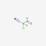 Structure of Propanenitrile, 2-chloro-3-oxo-