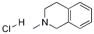 Structure of 2-Methyl-1,2,3,4-tetrahydroisoquinoline hydrochloride