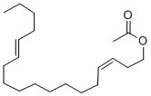 Structure of E,Z-3,13-OCTADECADIENYLACETATE