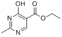 Structure of 4-HYDROXY-2-METHYL-PYRIMIDINE-5-CARBOXYLIC ACID ETHYL ESTER