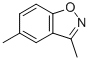 Structure of 1,2-BENZISOXAZOLE, 3,5-DIMETHYL-