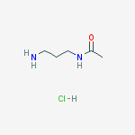 Structure of Acetamide, N-(3-aminopropyl)-, monohydrochloride