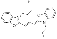 Structure of 3,3-DIPROPYLOXACARBOCYANINE IODIDE