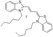 Structure of 3,3-DIHEXYLTHIACARBOCYANINE IODIDE