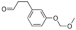 Structure of 3-(3-(MethoxyMethoxy)phenyl)propanal